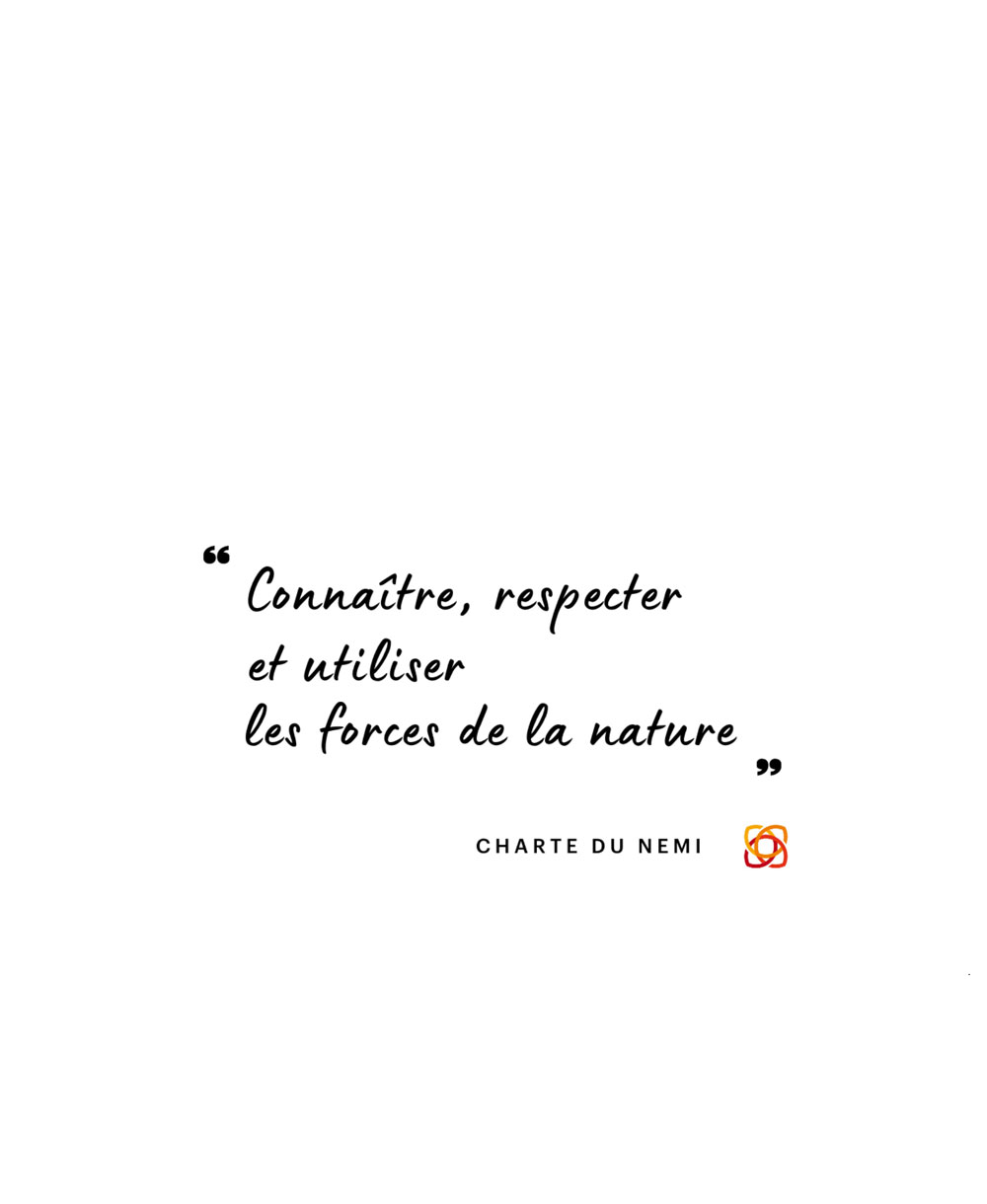 Connaître, respecter et utiliser les forces de la nature