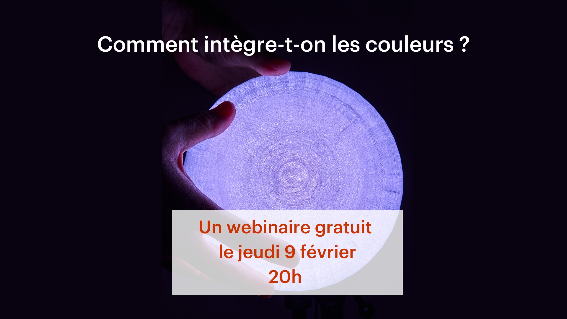 Comment intègre-t-on les couleurs ? 